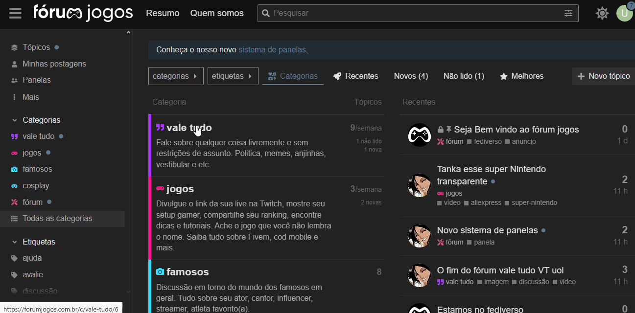 Usando o sistema de clan no fórum