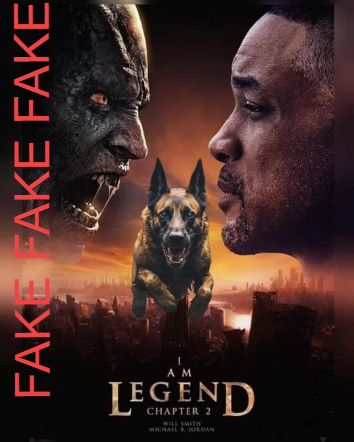 fake image of the I Am Legend 2 poster